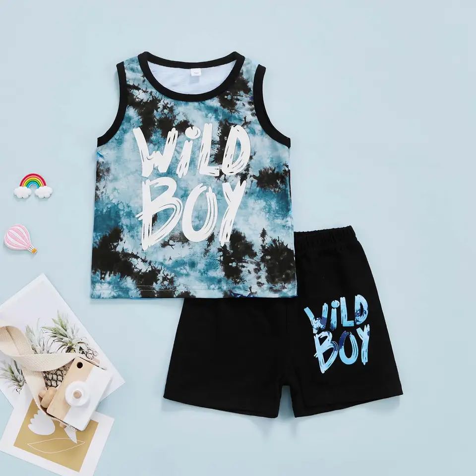 Boy's  Wild Boy Tank Top Outfit - EveryNest