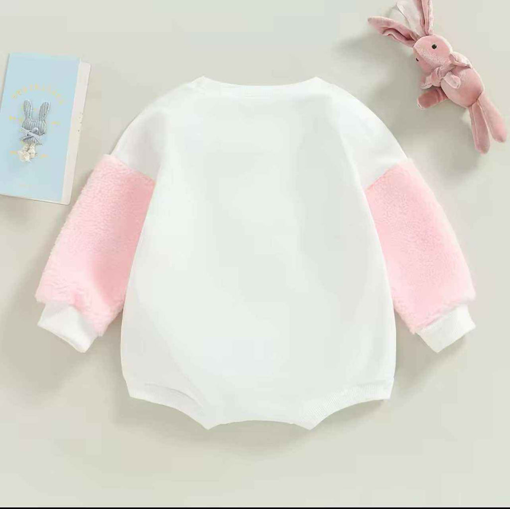 Girl's Easter Hunny Bunny Oversized Bodysuit