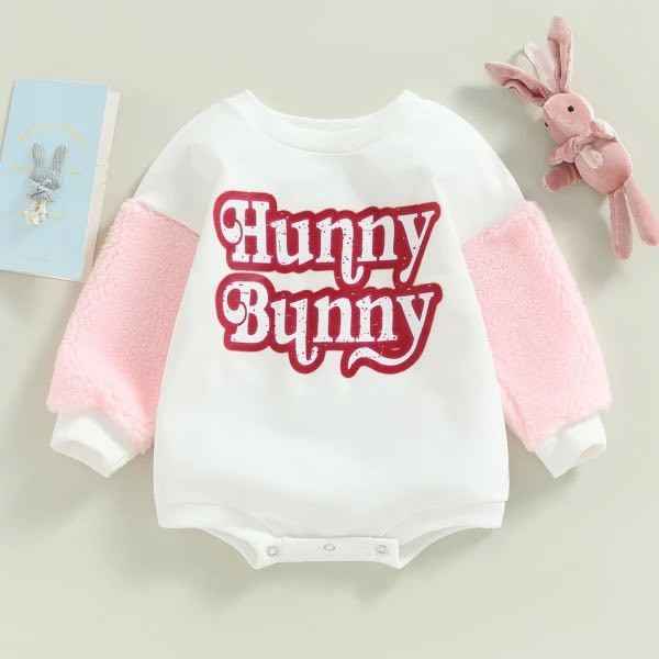 Girl's Easter Hunny Bunny Oversized Bodysuit