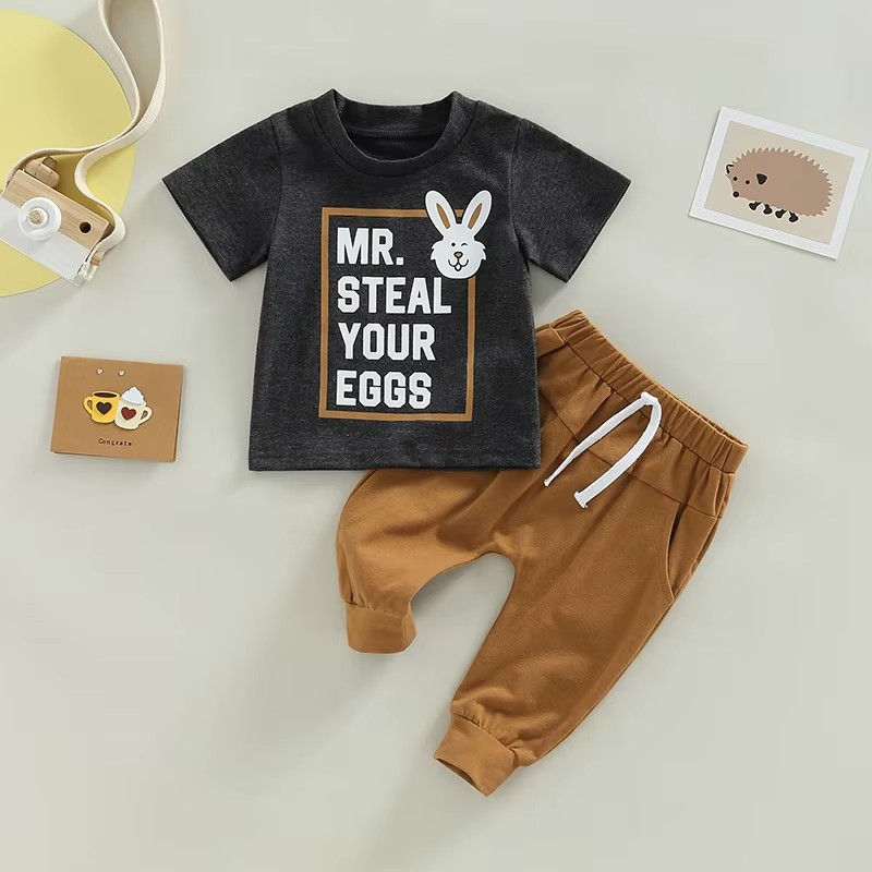 Boy’s Easter “Mr. Steal Your Eggs” Outfit