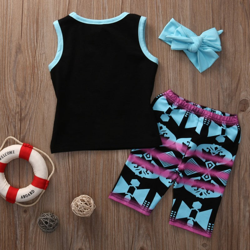 Girl's Im a Wild One Outfit - EveryNest