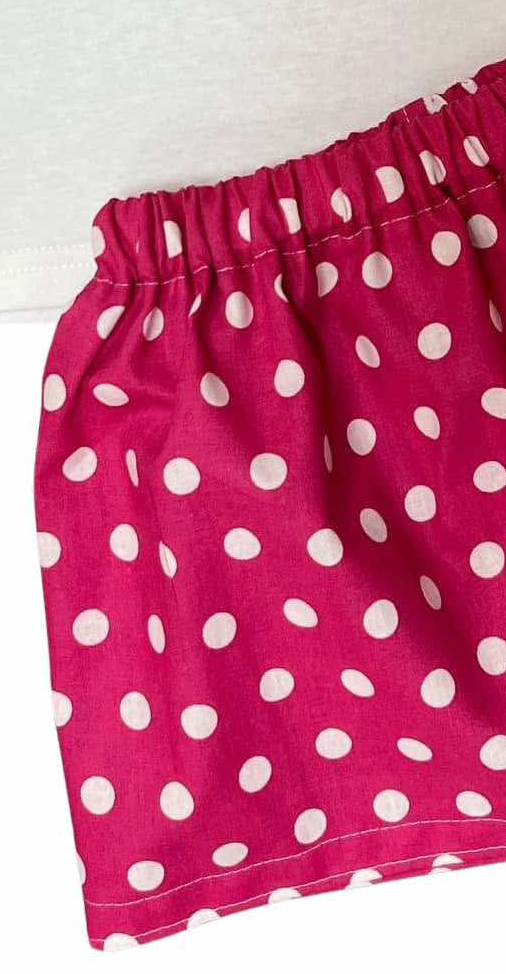 Girl’s Valentine’s Day Outfit – ABC I Love You Shirt, Pink Polka Dot Skirt & Bow Set