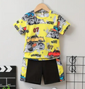 Boy's Yellow Monster Truck Outfit