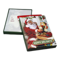 Gift Card Box - Rectangle - Classic Santa