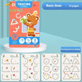 Children's Pen Control Training Copybook Stroke Drawing Point Line Picture Book Potential Development Cards