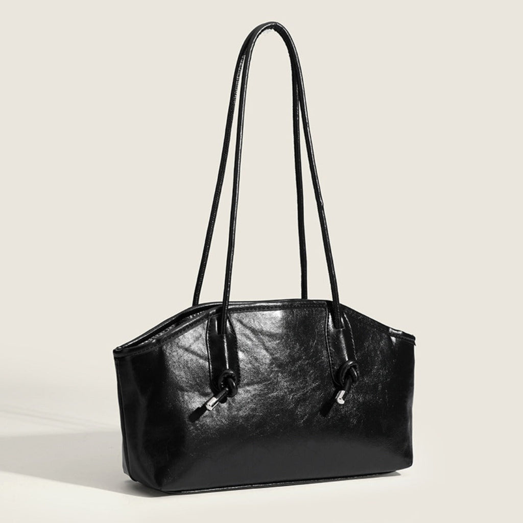 Hobo bag for women, black shoulder bag, women's summer fashion shoulder bag, premium texture design casual commuter shoulder bag