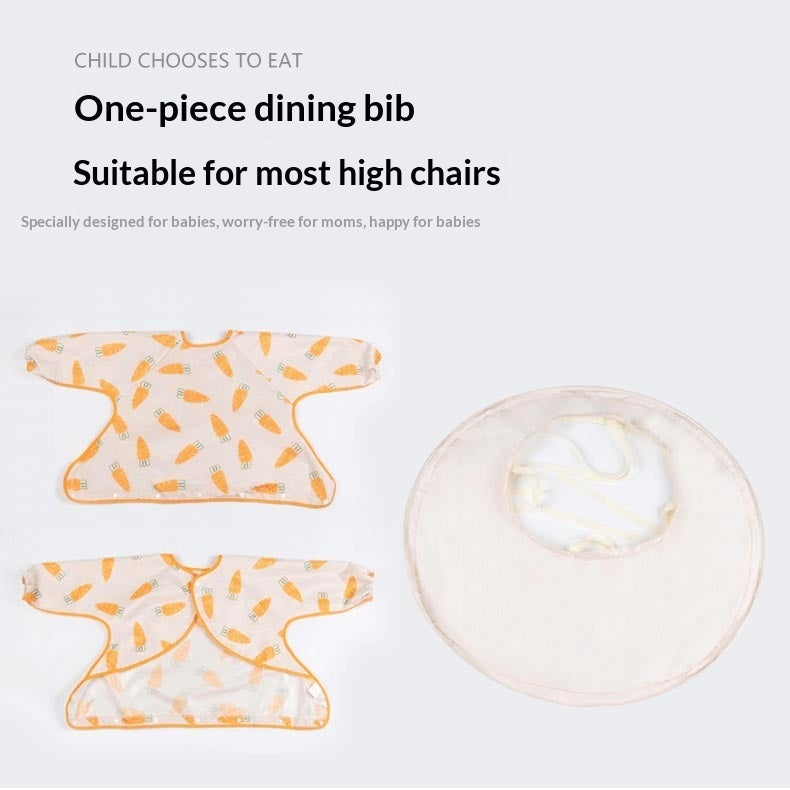 All-in-one Anti-dirt Bib For Baby Dining Tables