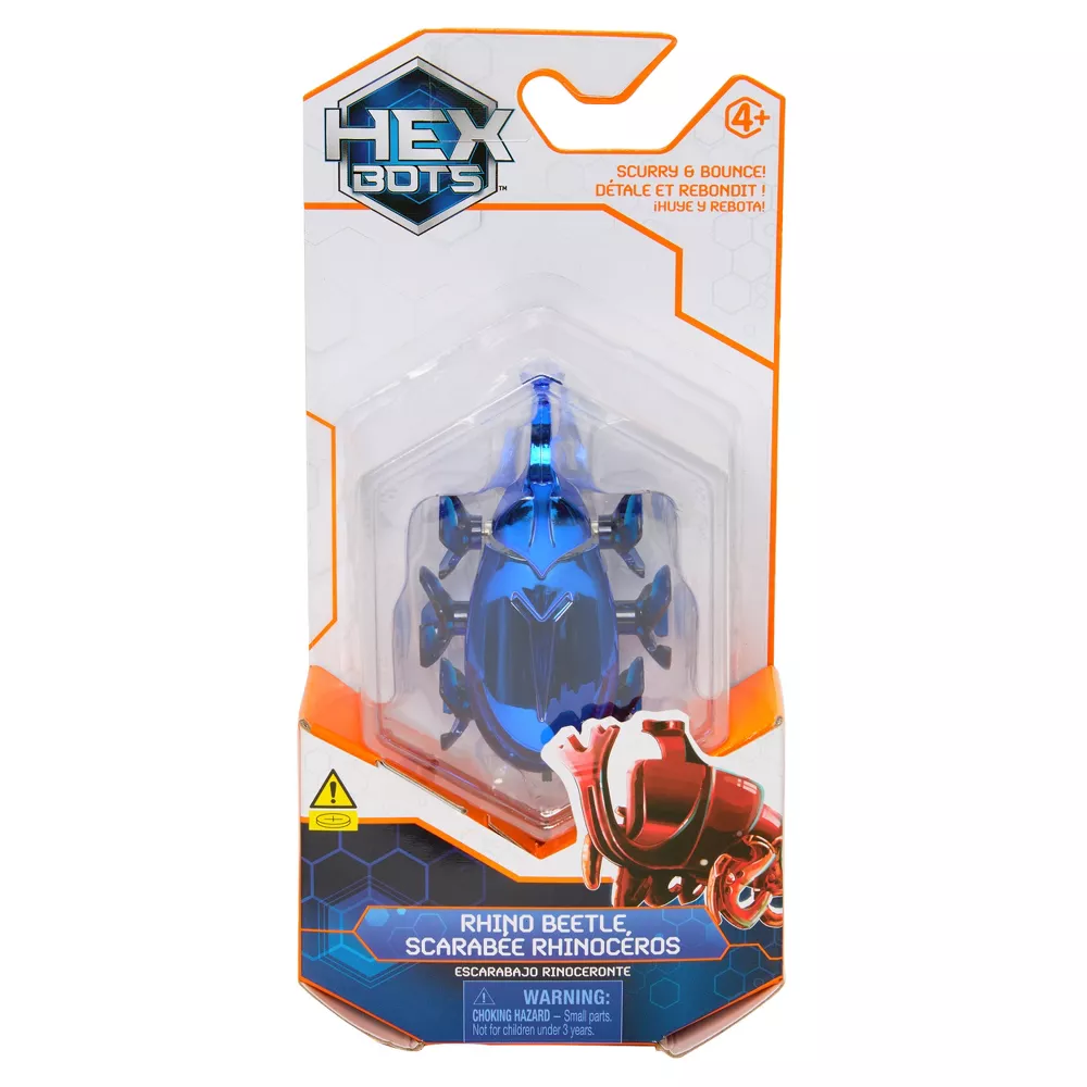 Hexbug Bots - Blue Rhino Beetle - Scarabee Rhinoceros