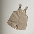Boys And Girls Retro Artistic Suspender Pants