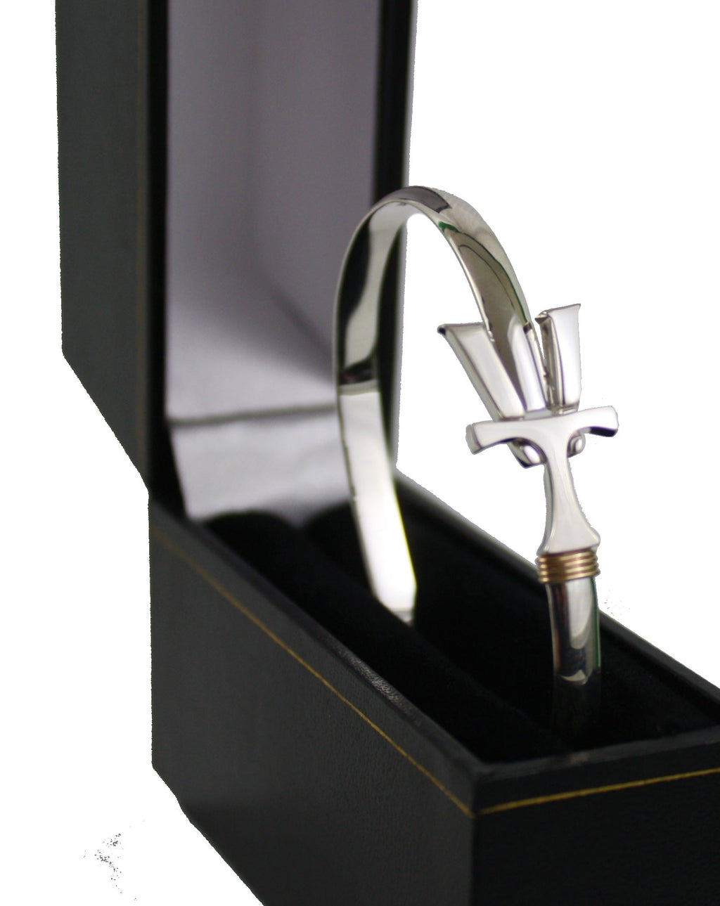 Vermont  Hook Bracelet Silver - 5mm Band - 7.5 Inch