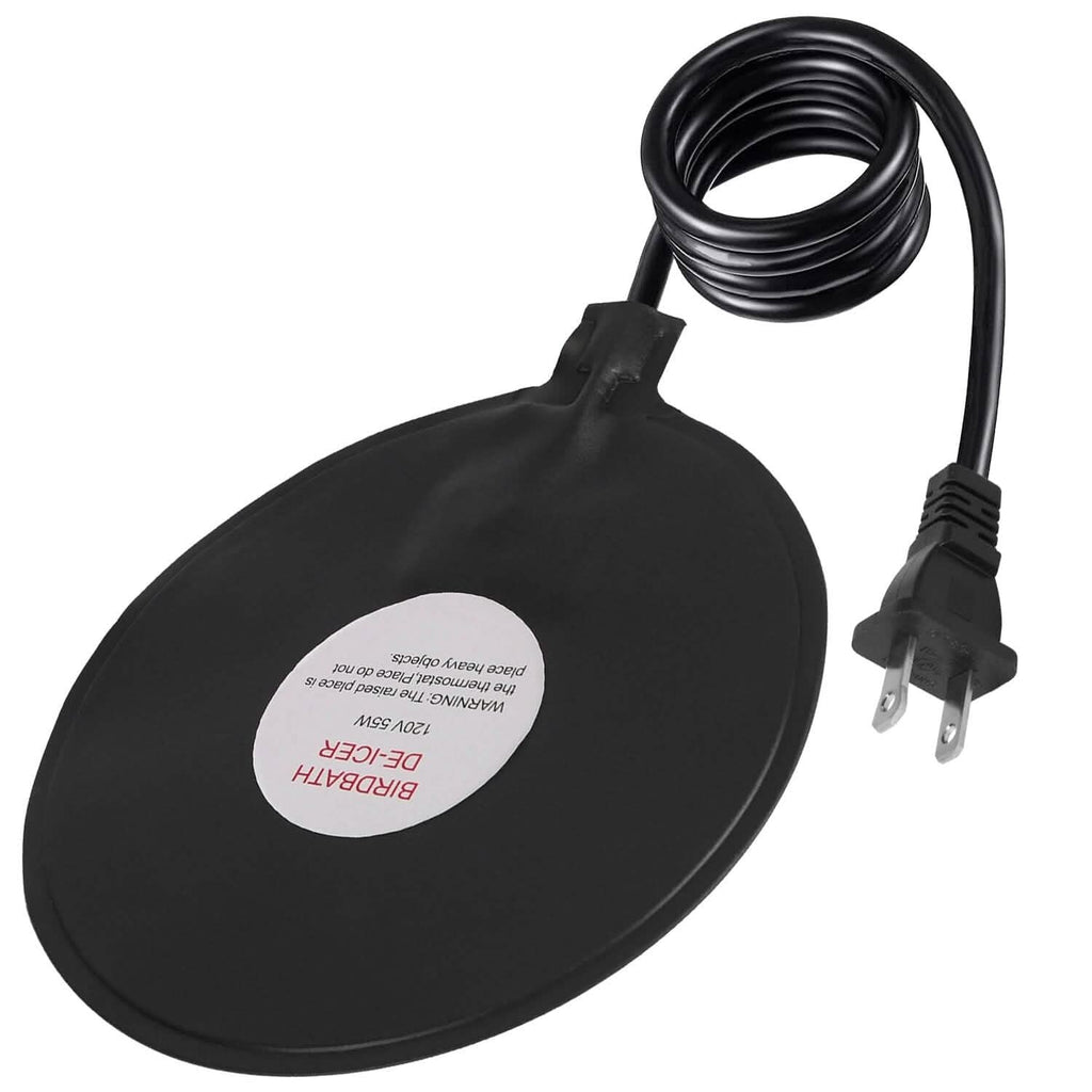 Bird Bath Deicer Outdoor Winter Water Heater Thermostatically Controlled