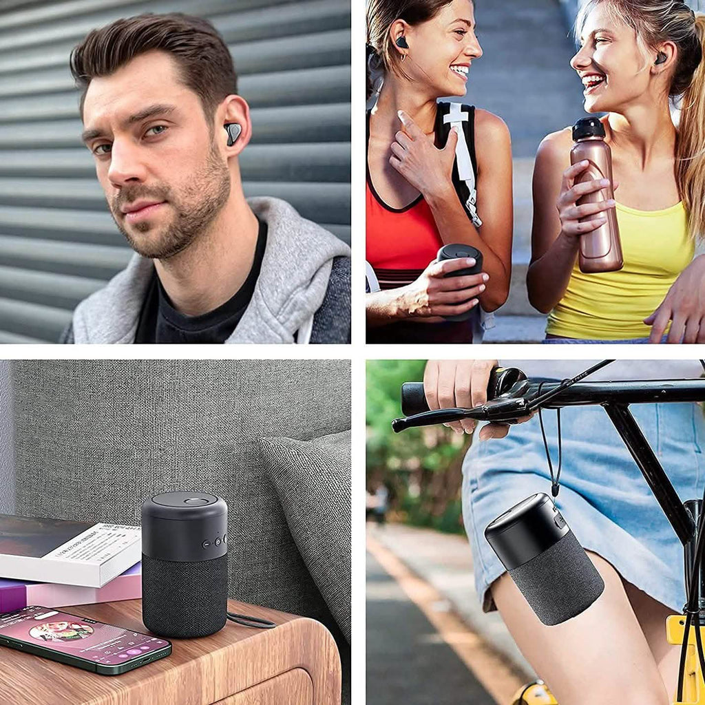 Bluetooth Speakers and Wireless Earbuds Combo