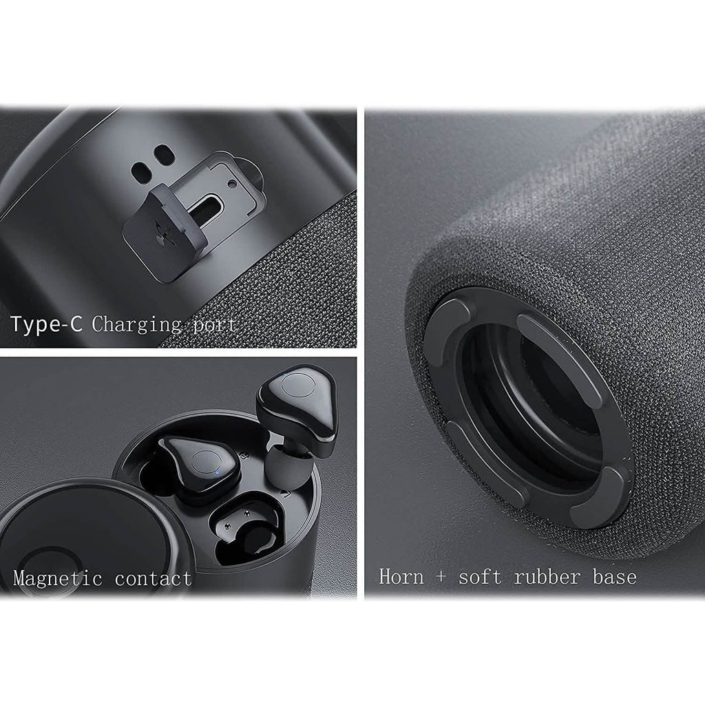 Bluetooth Speakers and Wireless Earbuds Combo
