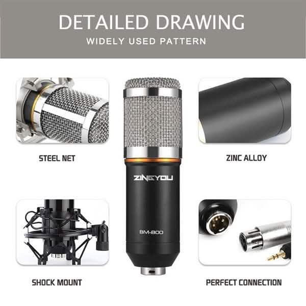 BM800 Professional Condenser Microphone
