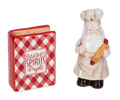 Baking Santa Salt & Pepper Shaker Set