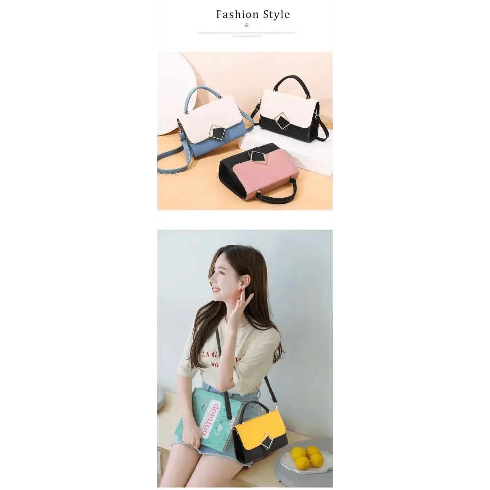 Brand New Attractive Candy Color Design PU Leather Crossbody Bags For Women And Girls Nice Shoulder Hand Bag, Travel Handbags, Stylish Phone Purse Mini Flap