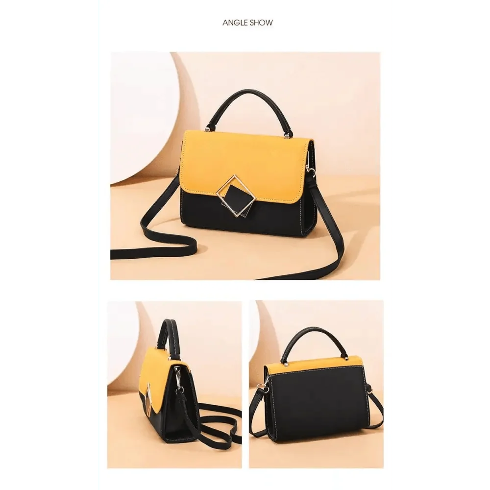 Brand New Attractive Candy Color Design PU Leather Crossbody Bags For Women And Girls Nice Shoulder Hand Bag, Travel Handbags, Stylish Phone Purse Mini Flap