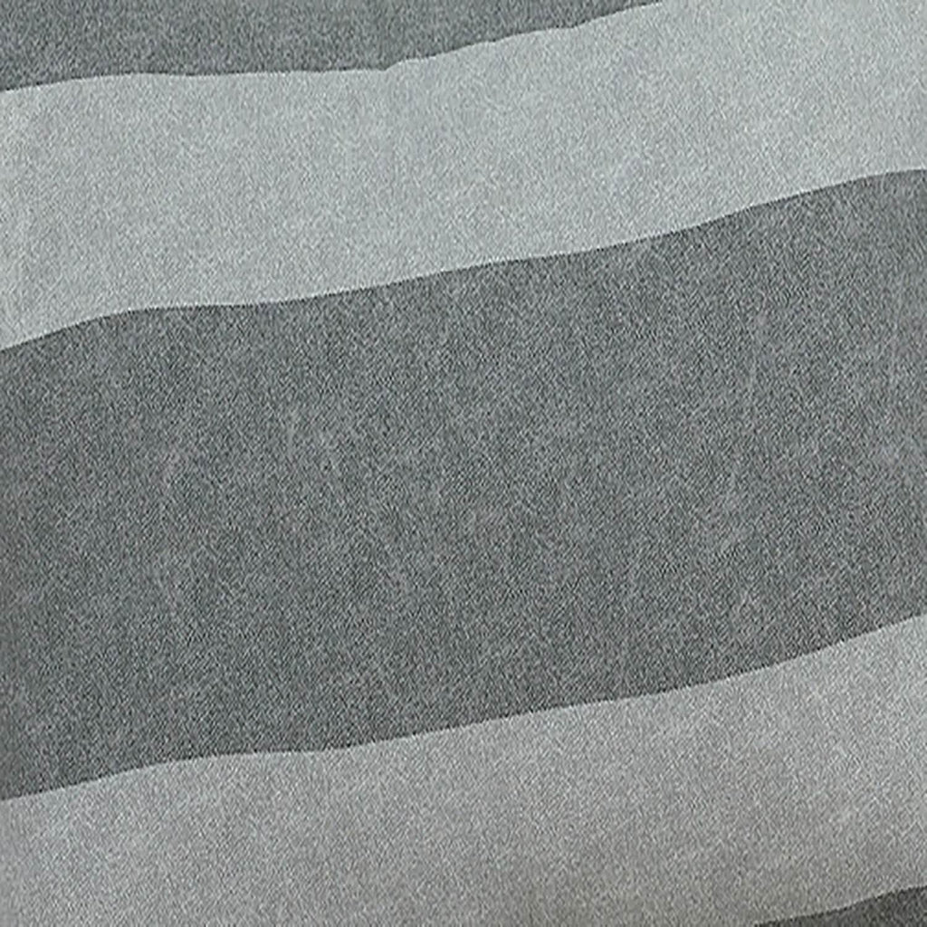 Brooklyn Flat Herringbone Wide Striped Grey Comforter Set