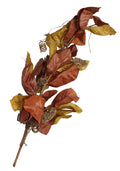 Burnished Magnolia Leaf Decor - 35" Bough