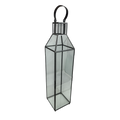 Elegant Metal & Glass Lantern