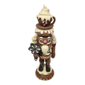 Gingerbread Nutcracker Figurine - Hot Cocoa