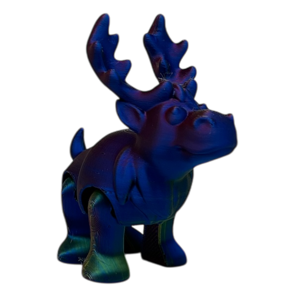 Bruce The Moose - Metallic Rainbow Color