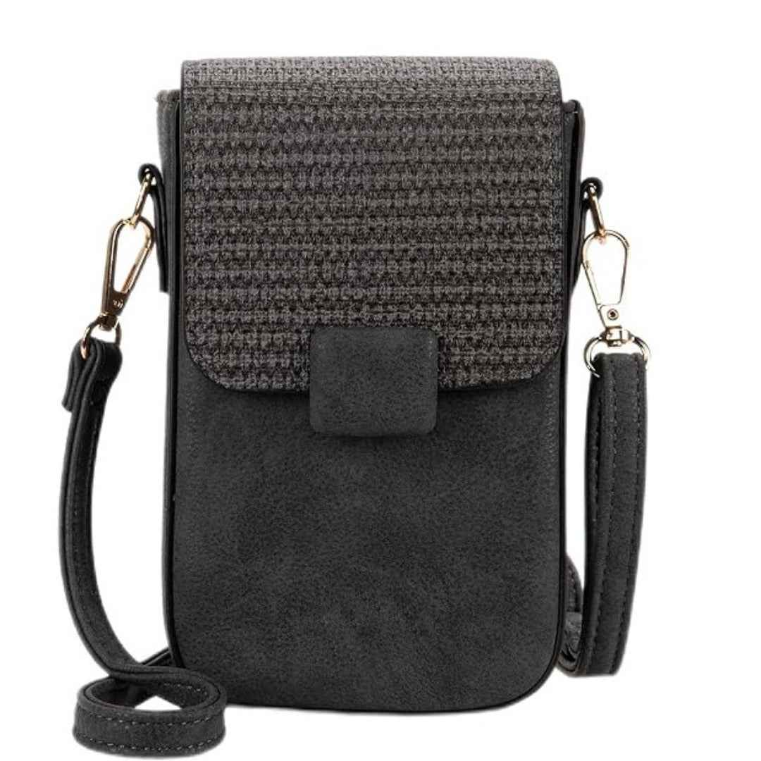 Women's Bag Casual Vertical Women's Mobile Phone Bag Straw Mini Shoulder Bag Fashion Crossbody Bag