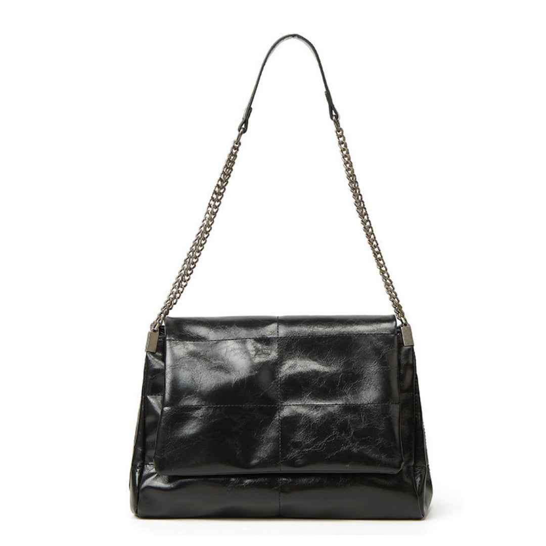 Crossbody shoulder quilted large capacity bag women, versatile commuter bag, chain crossbody bag, shoulder bag