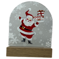 LED Santa Acrylic Shelf Sitter