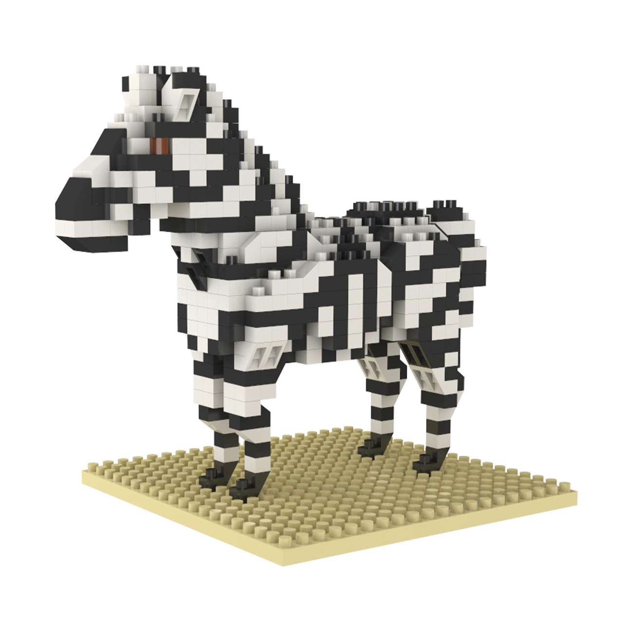 Mini Building Blocks -  Zebra