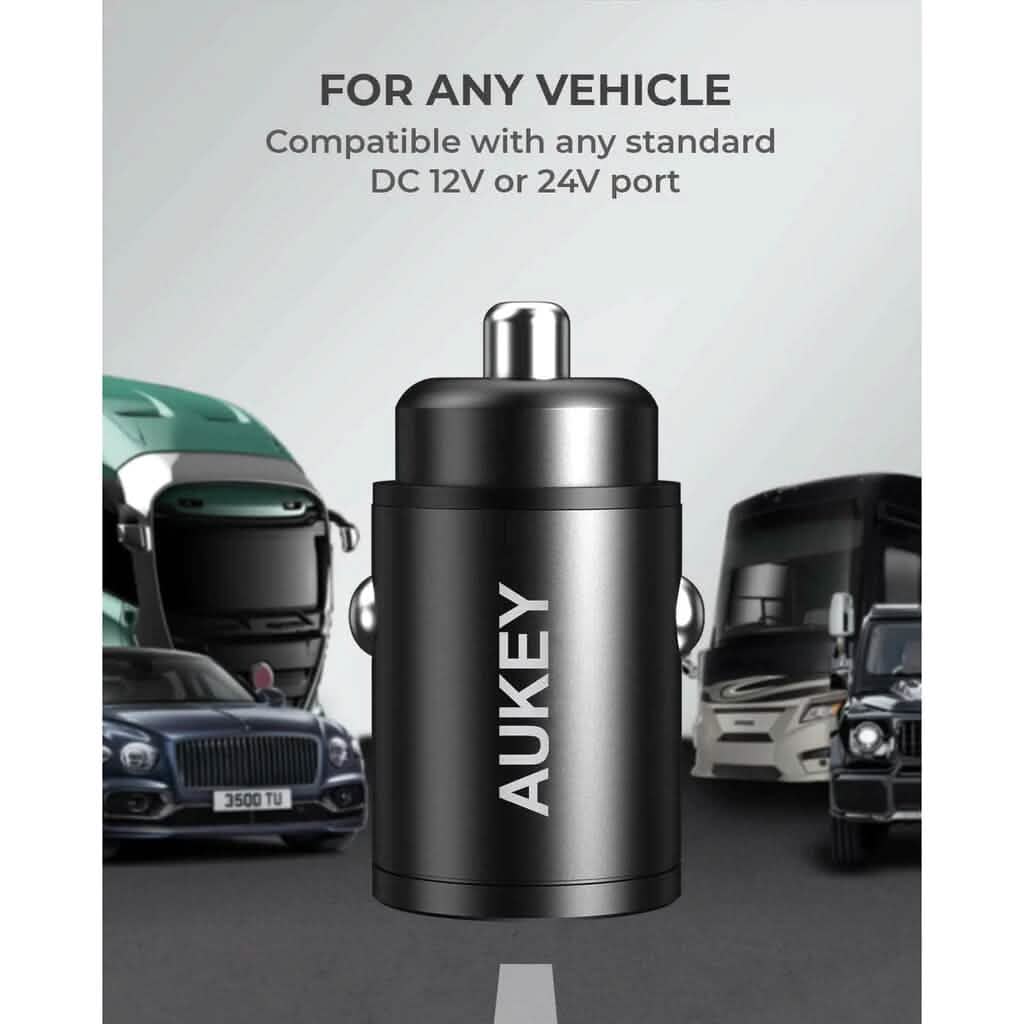 AUKEY Car Charger 30W Dual-Port