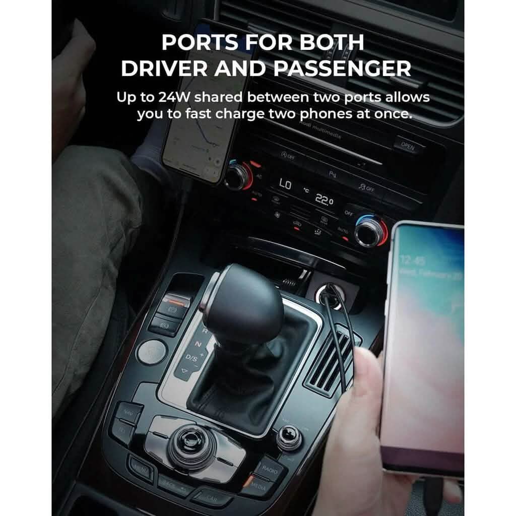 AUKEY Car Charger 30W Dual-Port
