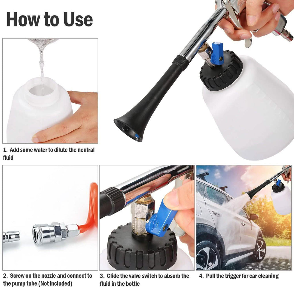 Car Cleaning Gun Air Pulse Tornado Sprayer