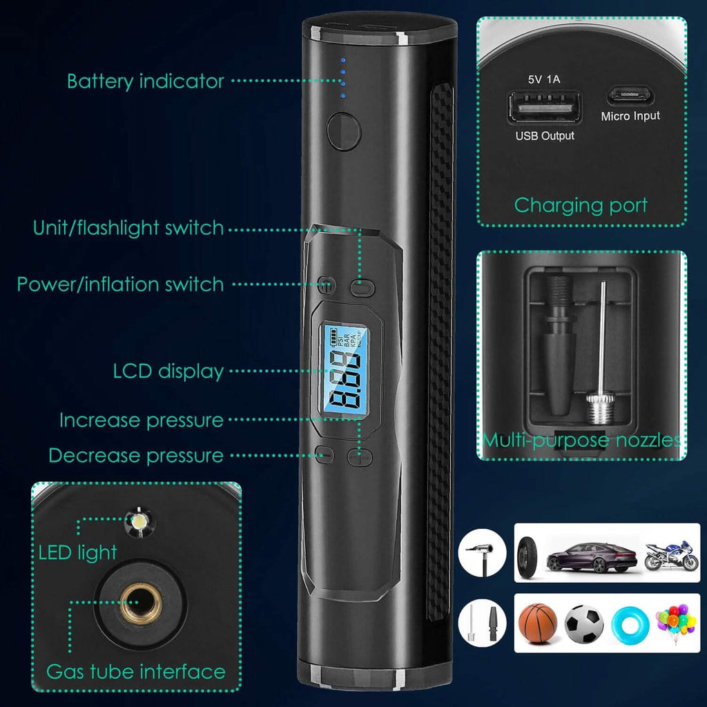 Car Tire Inflator Pump