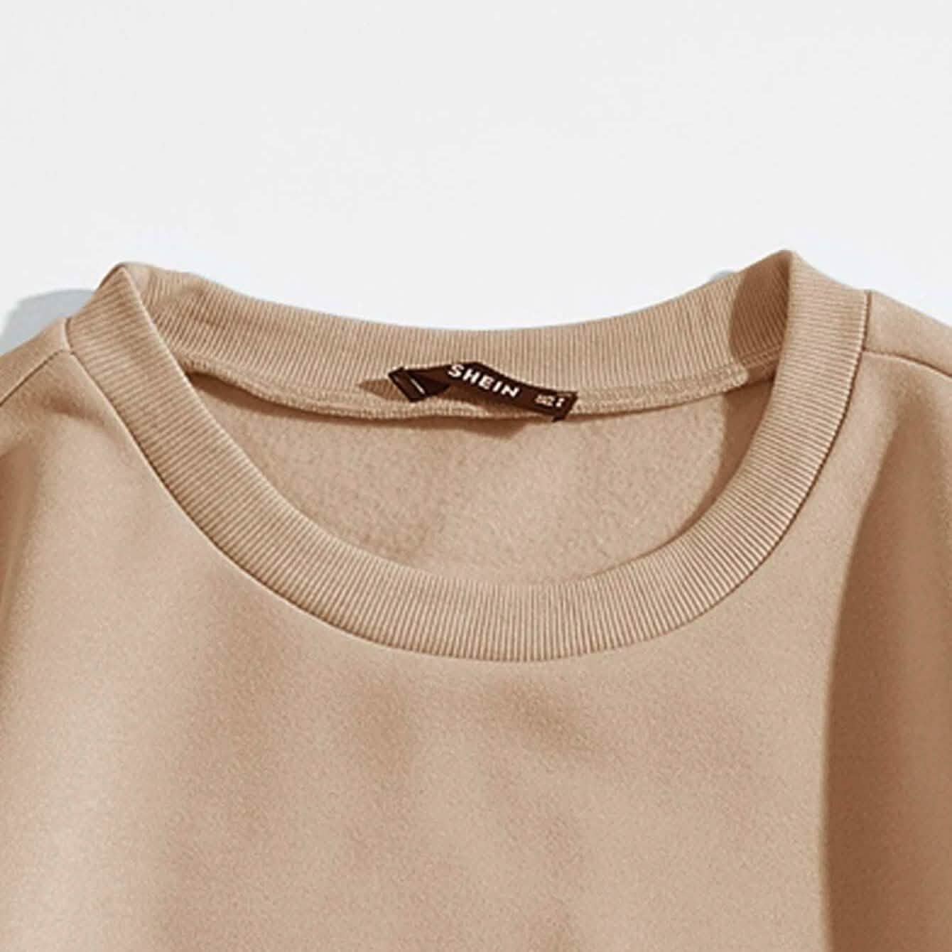 Cartoon Graphic Thermal Lined Oversized Sweatshirt