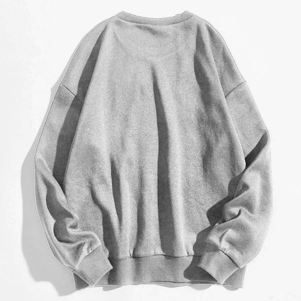 Cartoon Graphic Thermal Lined Sweatshirt