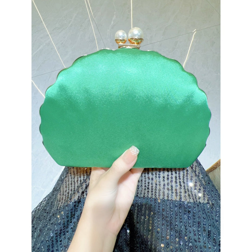 Elegant Retro Craft Beaded Evening Bag – Stylish Clutch Purse for Prom, Party, and Special Occasions