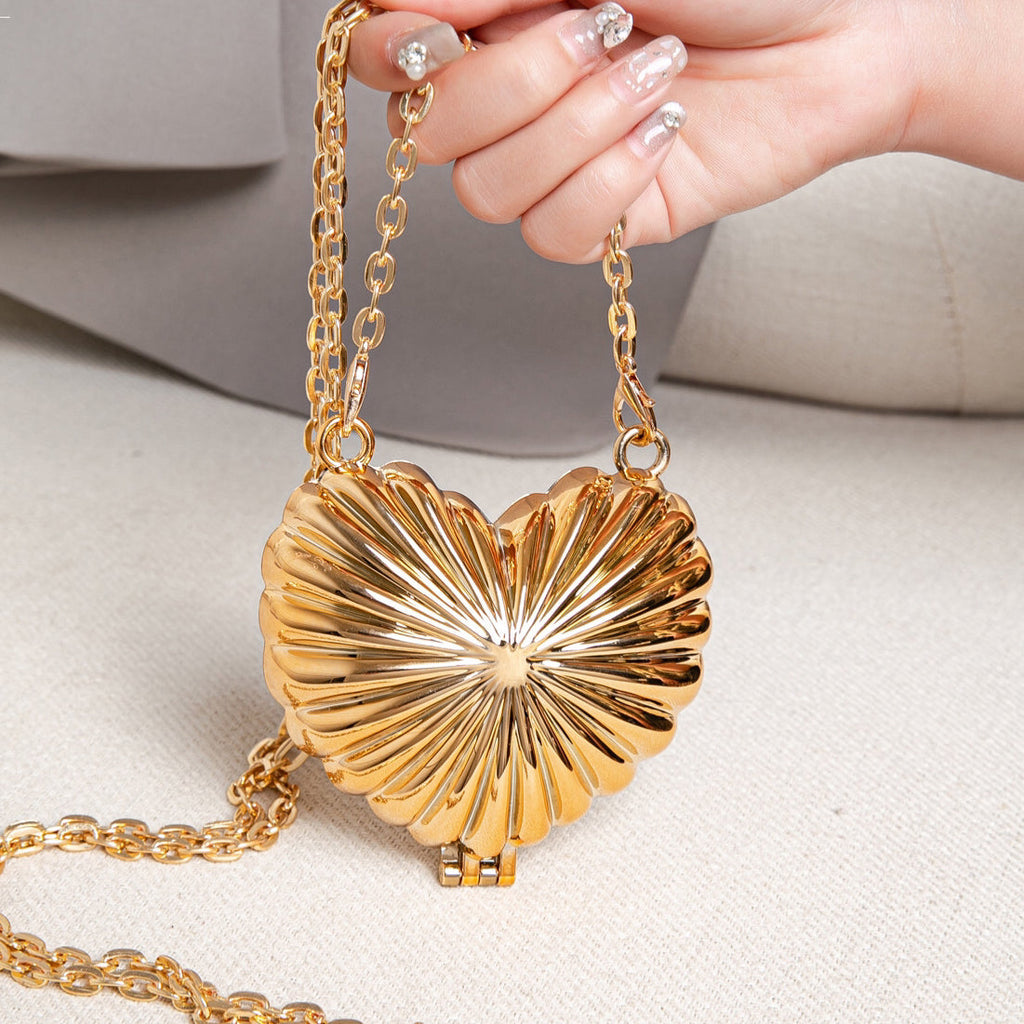 Heart Shaped Mini Purse, Evening Bags for Women Formal, Clutch Purse