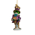 Bellissimo Glass Gentleman Frog Ornament