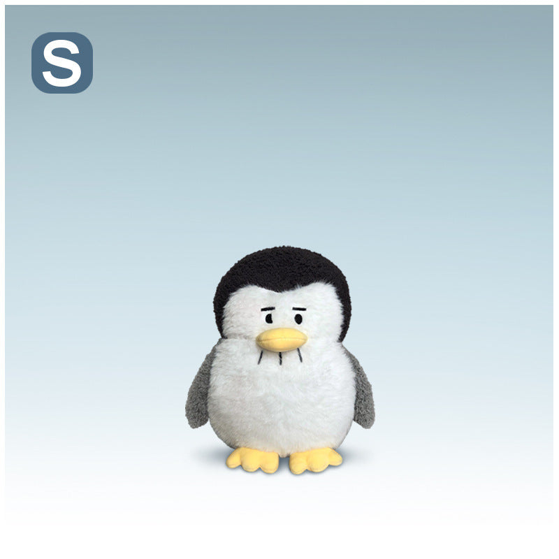Penguin Action  Sad Expression Doll Plush Toy