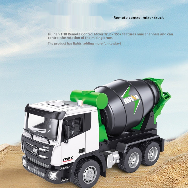 Remote Controlled Mixer Truck Engineering Vehicle Toy Electric Remote Controlled Model