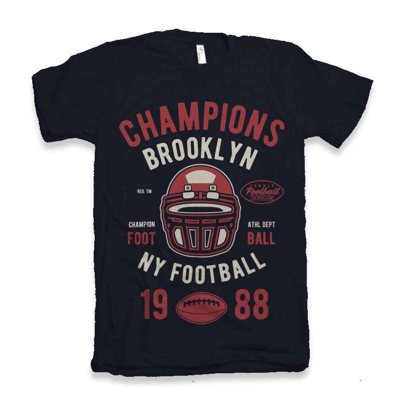Champions Brooklyn Men's Bamboo Viscose/Organic Cotton Short Sleeve Graphic T-Shirt