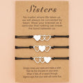 Charm Friendship Bracelets Sister Best Friend Bracelet With Card Matching Heart Distance Bracelets Friendship Gift For Sisters Best Friends Bestie Girls Women Relationship Matching Bracelet Women Jewelry