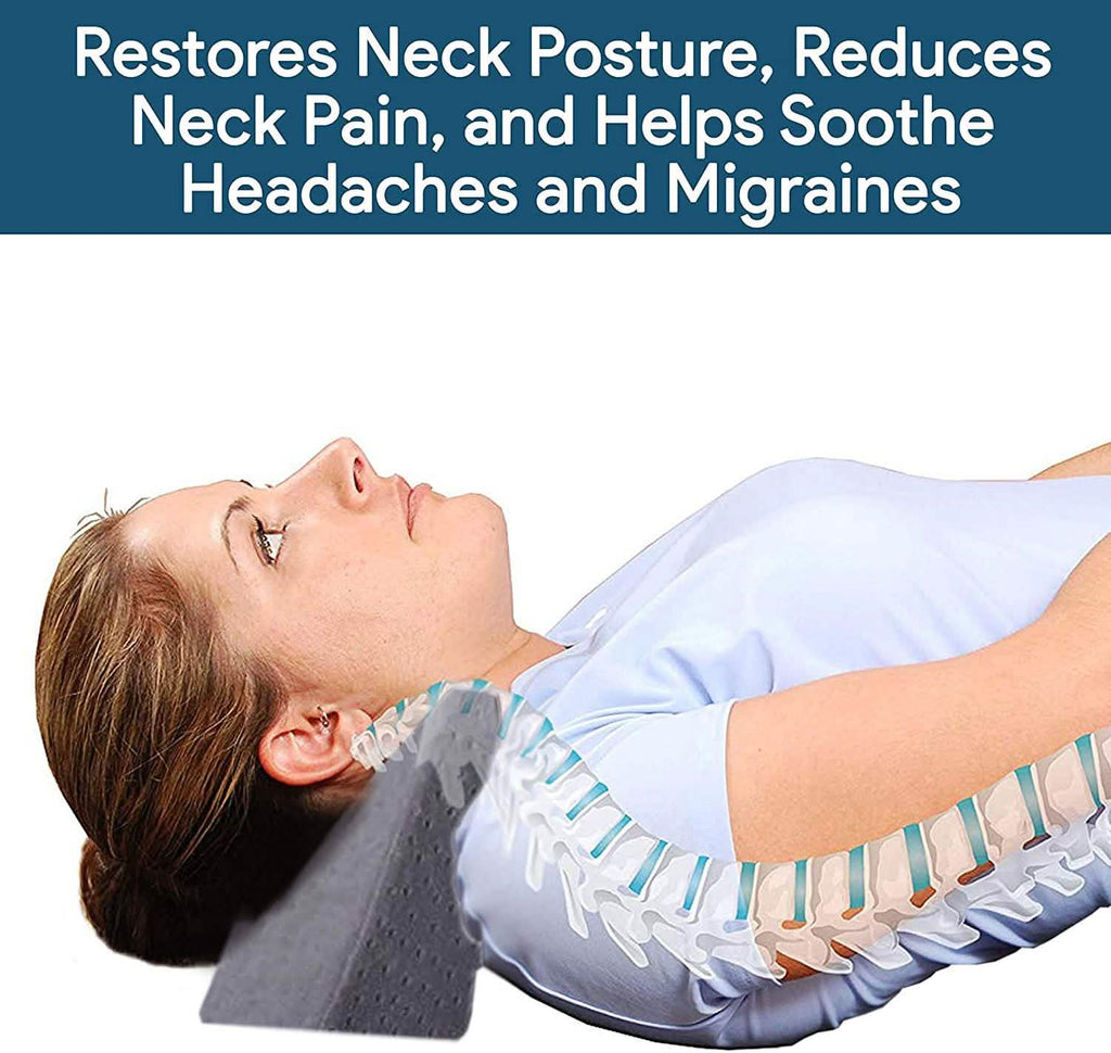 Chiropractic Cervical Traction Neck Wedge Pillow