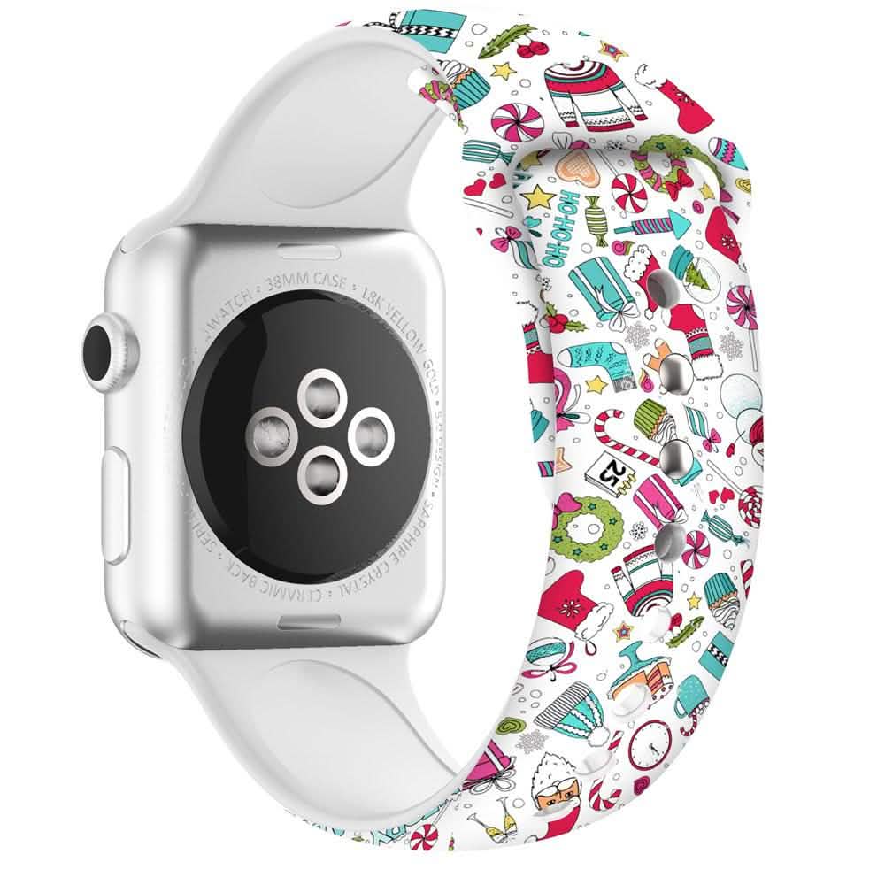 Christmas Silicone Apple Watch Bands - Assorted Styles