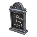 Tombstone Charlkboard - Spider