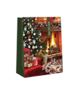 Traditional Small Gift Bag - Fireplace