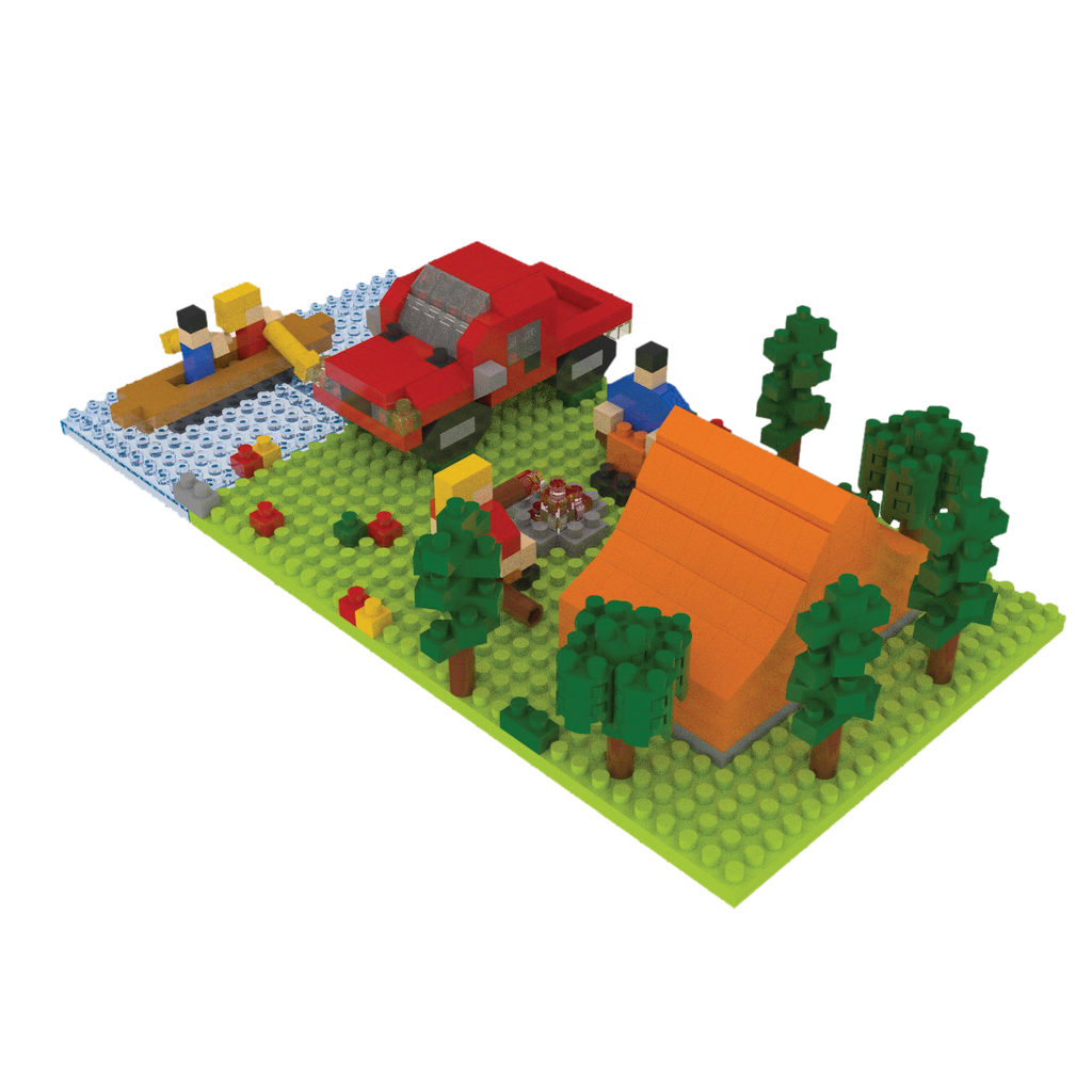 Mini Building Blocks - Camping