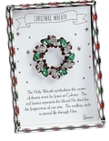Christmas Wreath Pin