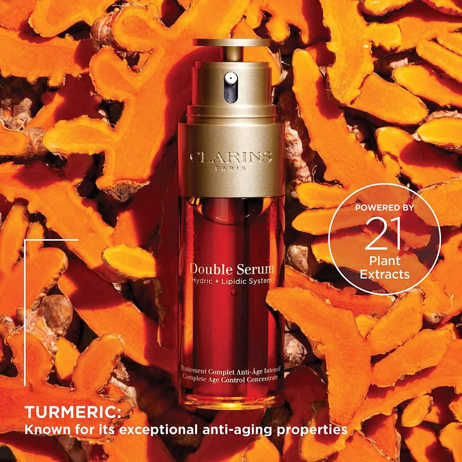 Clarins Double Serum Anti-Aging | Visibly Firms 1.6 Fl Oz